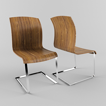 Sleek Team 7 Magnum Chair 3D model image 1 