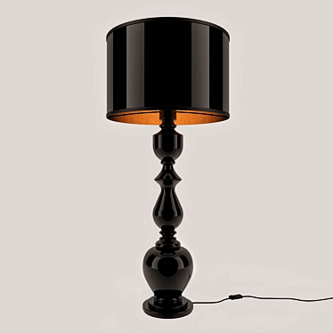 Sleek 75cm Tall Table Lamp 3D model image 1 