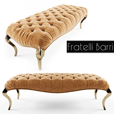 Elegant Barri Bench 3D model image 1 