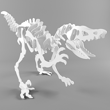 Sleek Raptor: Compact 1.8 x 2.8 Design 3D model image 1 