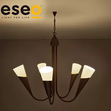 ESEO Modern Pendant Chandelier 3D model image 1 