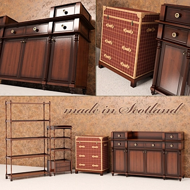 Scottish Heritage Furniture 3D model image 1 