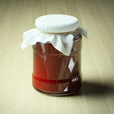 Jam Jar: A Flavorsome Delight 3D model image 1 