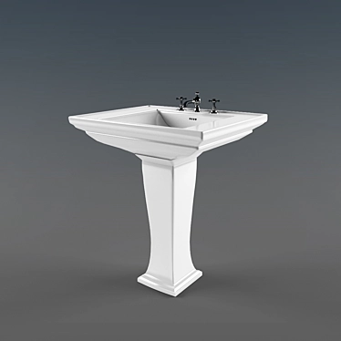 Imperial Pedestal Sink 3D model image 1 