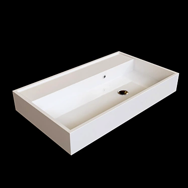 Europe 700 Washbasin - Sleek Design & Perfect Size 3D model image 1 