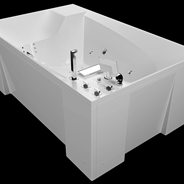 Sleek Architectural Bathtub 3D model image 1 