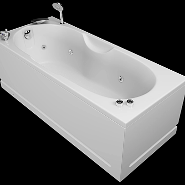 Lira Freestanding Bathtub 3D model image 1 
