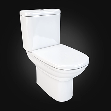 Roca Giralda Toilet 3D model image 1 
