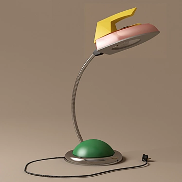 Iron Table Lamp 3D model image 1 