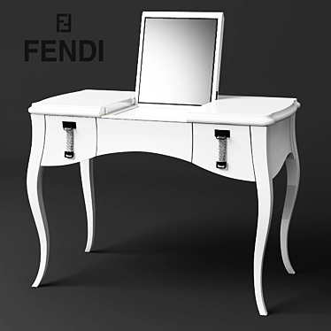 Fendi Lady Desk: Elegant and Luxurious 3D model image 1 