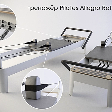 Ultimate Pilates Allegro Reformer 3D model image 1 