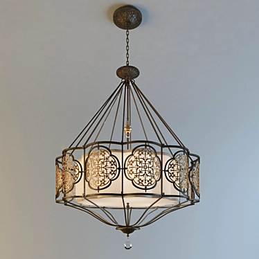 Elegant Marcella Pendant Light 3D model image 1 