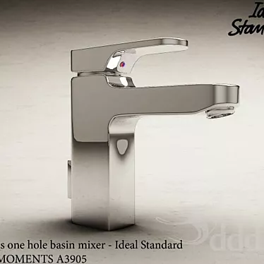 Elegant Moments Basin Mixer 3D model image 1 