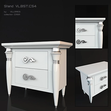 VILLARES CASA Bedside Table 3D model image 1 