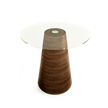 Tan's Original Drum Side Table 3D model image 1 