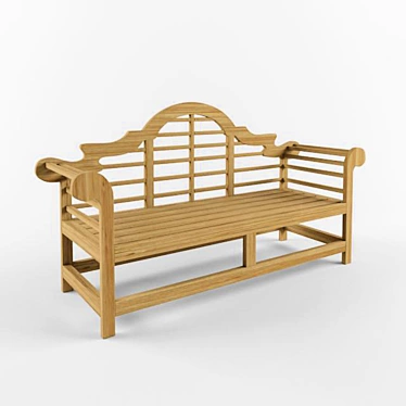 UNOPIU LUTY Bench Sofas 3D model image 1 