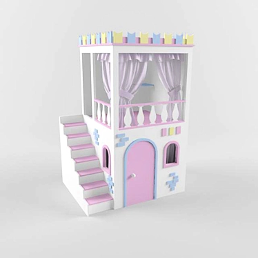 Princess Playhouse: Dream Castle 3D model image 1 