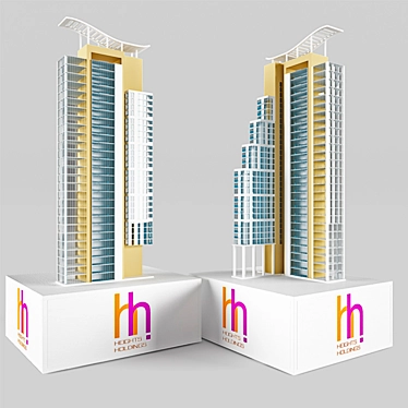 The layout of the " Peak Towers " building