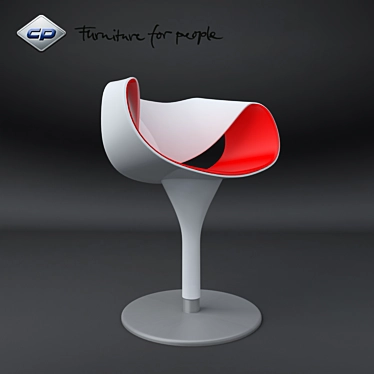 Elegant Chair by C+P Moebel 3D model image 1 