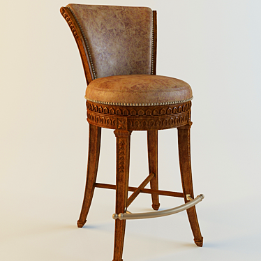 Elegant Lido Finished Mahogany: Exquisite Maitland Smith 3D model image 1 