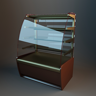 Soviet Style Display Stand 3D model image 1 