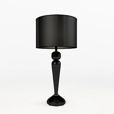Luxury Fendi Diamond Lamp - Exquisite Murano Glass 3D model image 1 