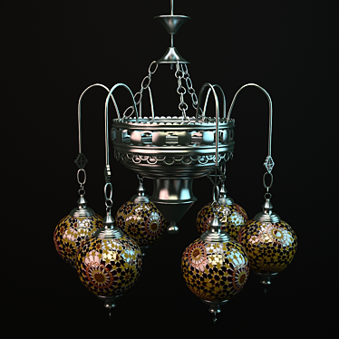 Moesia Kandela: Elegant Tall Table Lamp 3D model image 1 