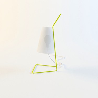 Elegant Italian Cleo Table Lamp 3D model image 1 