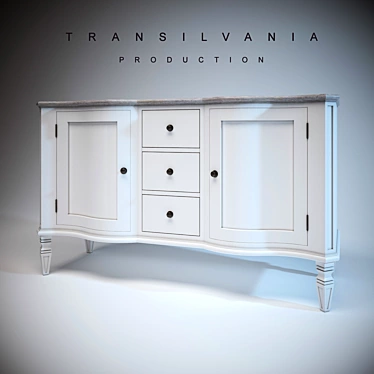 Transilvania Antique Dresser 3D model image 1 