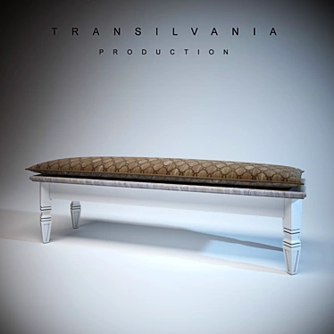 Transylvania Velvet Sofa 3D model image 1 