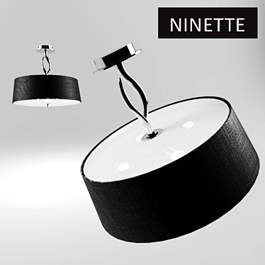 Elegant Ninette Chandelier 1918 3D model image 1 