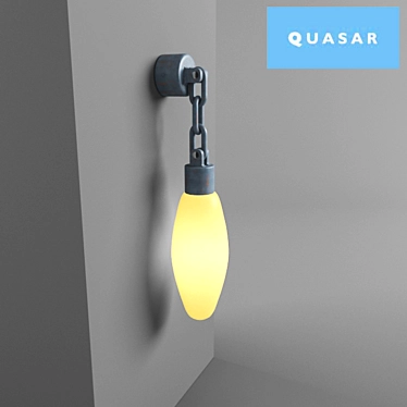 Quasar Just That Aluminum Light Sconces 3D model image 1 