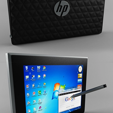 HP Tablet: Power in Your Hands 3D model image 1 