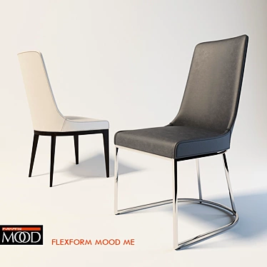 Elegant Flexform Mood ME Chair 3D model image 1 