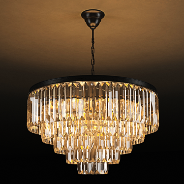 Elegant ABG Chandelier- CH015 3D model image 1 