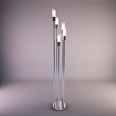 Modern Floor Lamp Lussole LANO 3D model image 1 