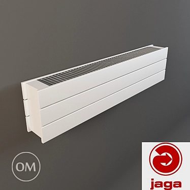 Jaga Panel Plus PPHW-22GR: Slim, Stylish, and Efficient 3D model image 1 