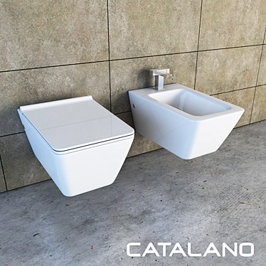 Catalano Proiezioni Toilet Bidet 3D model image 1 