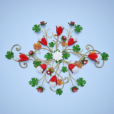Passeri FLORISTICA Wall-Ceiling Light 3D model image 1 