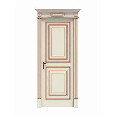 Elegant Pion Doors 3D model image 1 