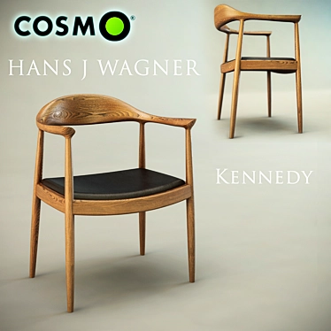 Kennedy: Sleek Designer Chair 3D model image 1 