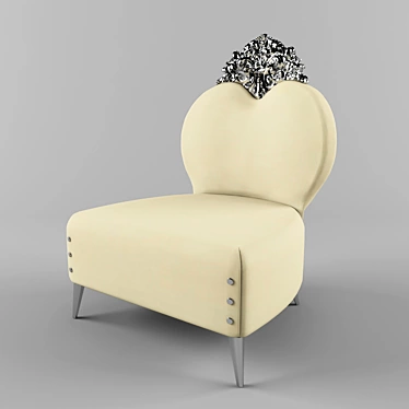 Elegant Lounge Chair: Kreslo Creazioni 3D model image 1 