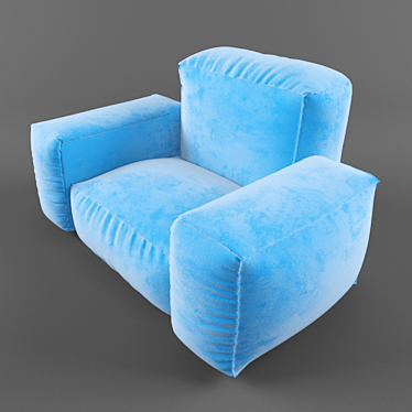 Cozy Comfort Pouf 3D model image 1 