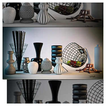 Elevate Your Interior with 11 Objects 3D model image 1 