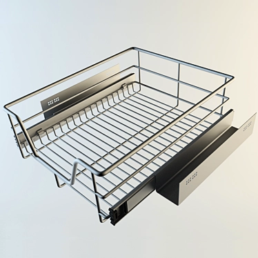 Retractable FF Cart: Versatile furniture fittings 3D model image 1 