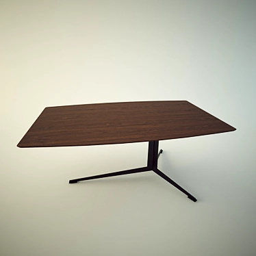 Modern Glass Coffee Table 3D model image 1 