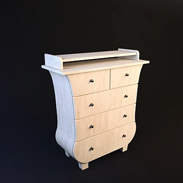 Nursery Bliss Chest of Drawers 3D model image 1 