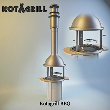 Kolagrill BBQ: Finnish-Made Outdoor Grill-Barbecue 3D model image 1 