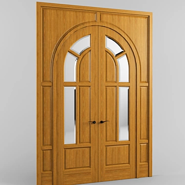 Translation: Entrance door. Size 2775x1920x60 mm.

Modern Artisan Entrance Door 3D model image 1 