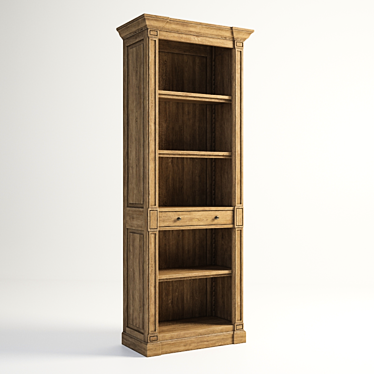 Aberdeen Bookshelf: Stylish and Spacious 3D model image 1 